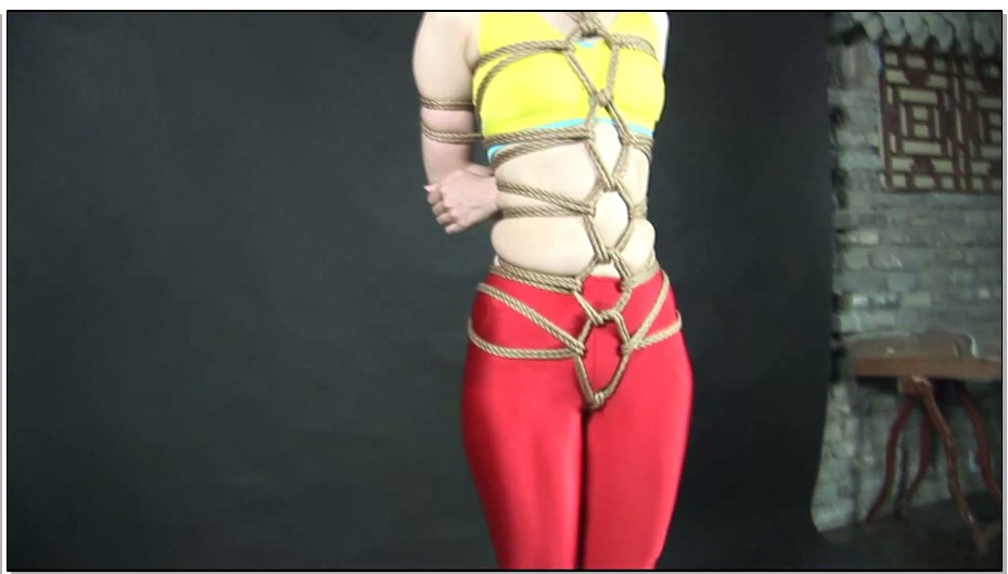 【丽佳美亚】星星 龟甲驷马五花股绳紧缚悬吊鞭打