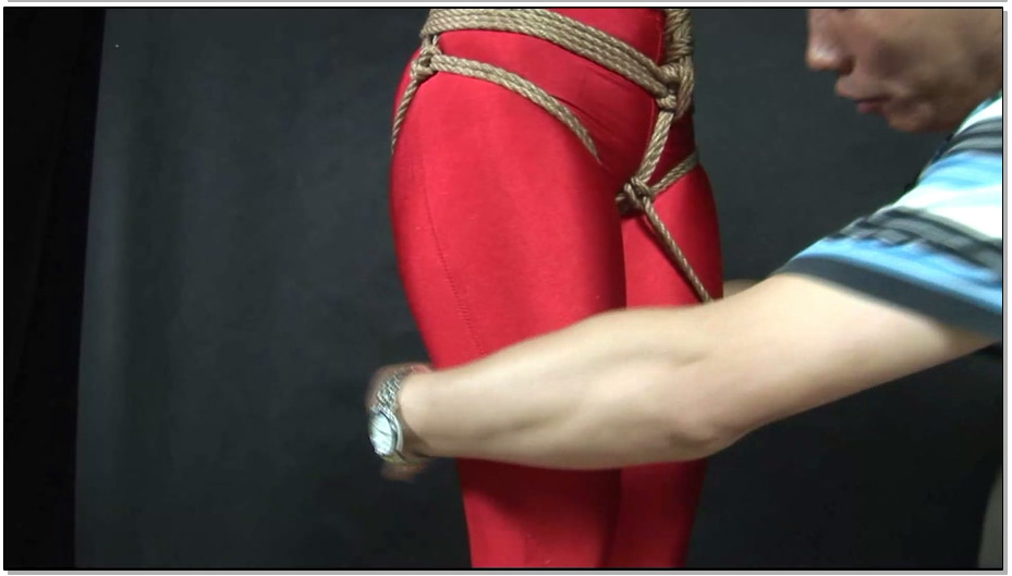 【丽佳美亚】星星 龟甲驷马五花股绳紧缚悬吊鞭打