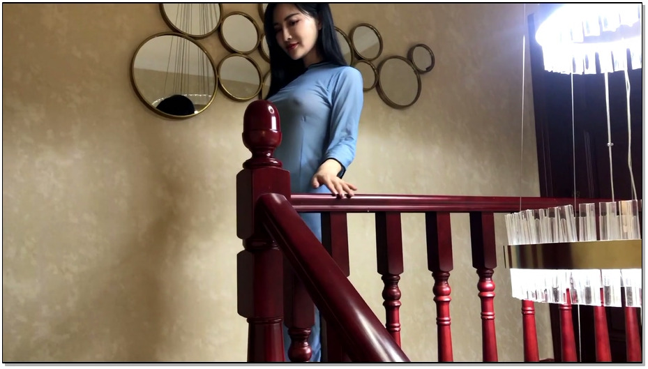 【丽佳美亚】淼淼：真空旗袍紧缚体验