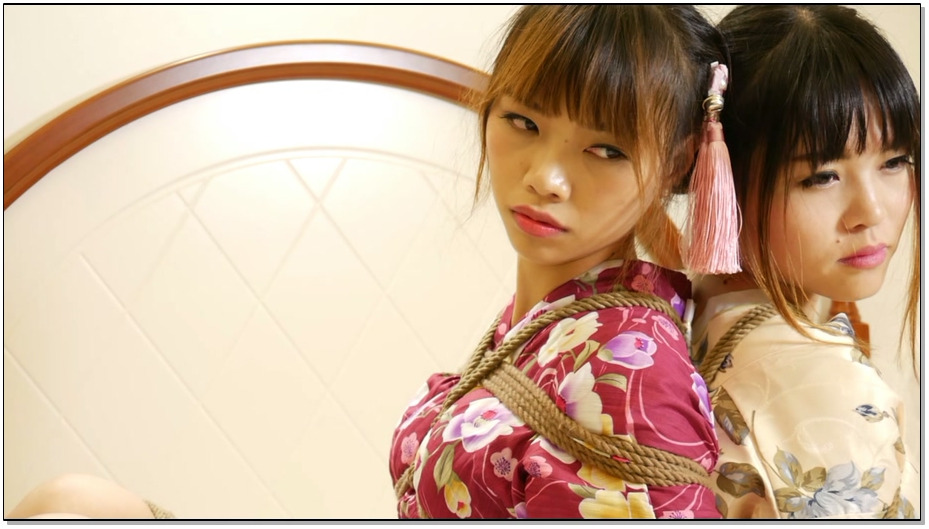【猎美工作室】红玫瑰与白牡丹双人连缚红衣白衣双人大长腿婉约美女