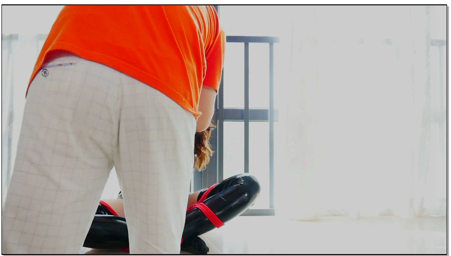 【猎美工作室】女刑事2 皮衣女警被俘#皮衣亮光皮袜#捆扎带捆绑多重堵嘴_白色丝袜清纯美女