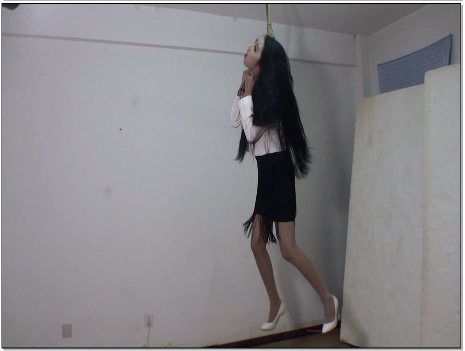 【老梦视觉】失败惩罚之自行了断 双人绞刑 – 金金 白含