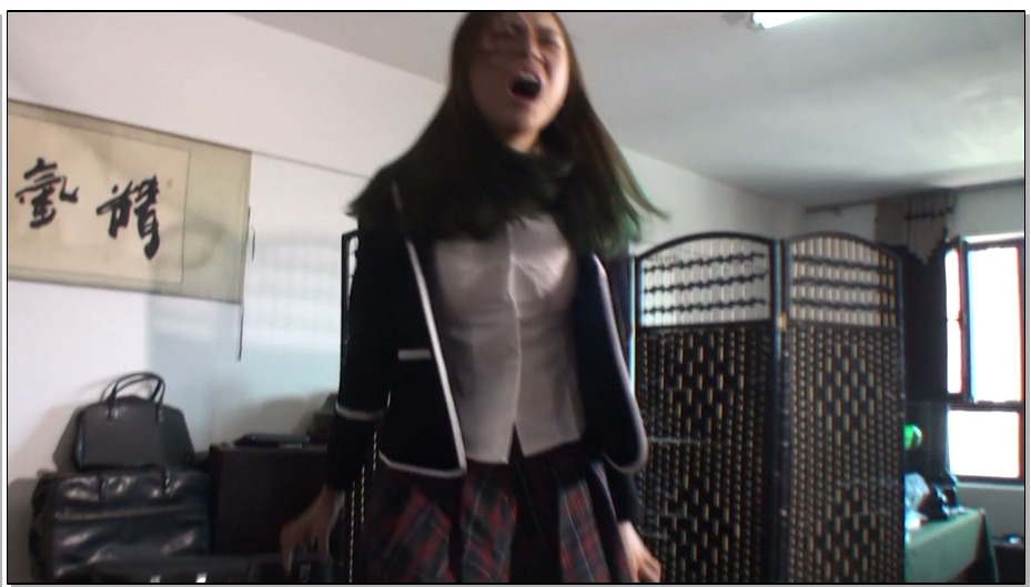 【老梦视觉】金金学生服絞刑