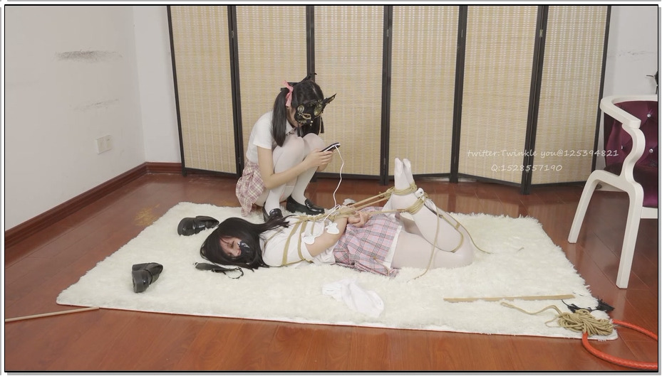 【LMXY】女王调教女M 粉色 JK 水手服 COSPLAY 白丝 驷马 TK 挠痒 紧缚 电击 鞭打