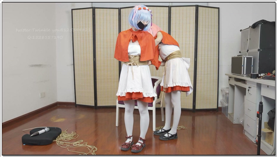 【LMXY】拉姆 蕾姆 COSPLAY 超长时间 百合虐向 小红帽双人COS 超长时间 强制GC TK