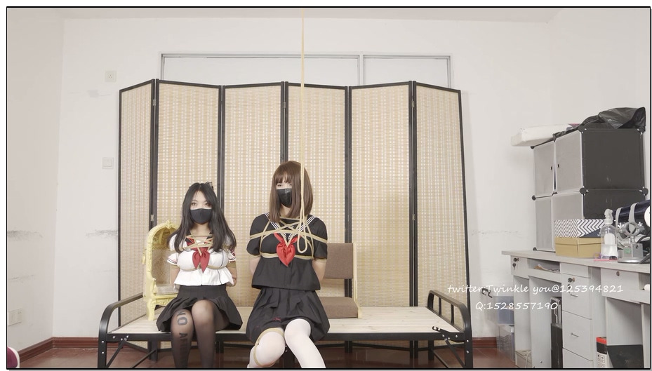 【LMXY】漫展后的实况记录，女装子和妹子，加上一个漫展回来的工具人绳师 约绑实录 