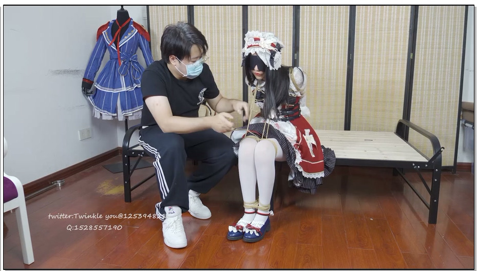 【LMXY】洛丽塔 LOLITA lo装 baby山药 口枷 口责 + 长时间 M字腿 高强度强制