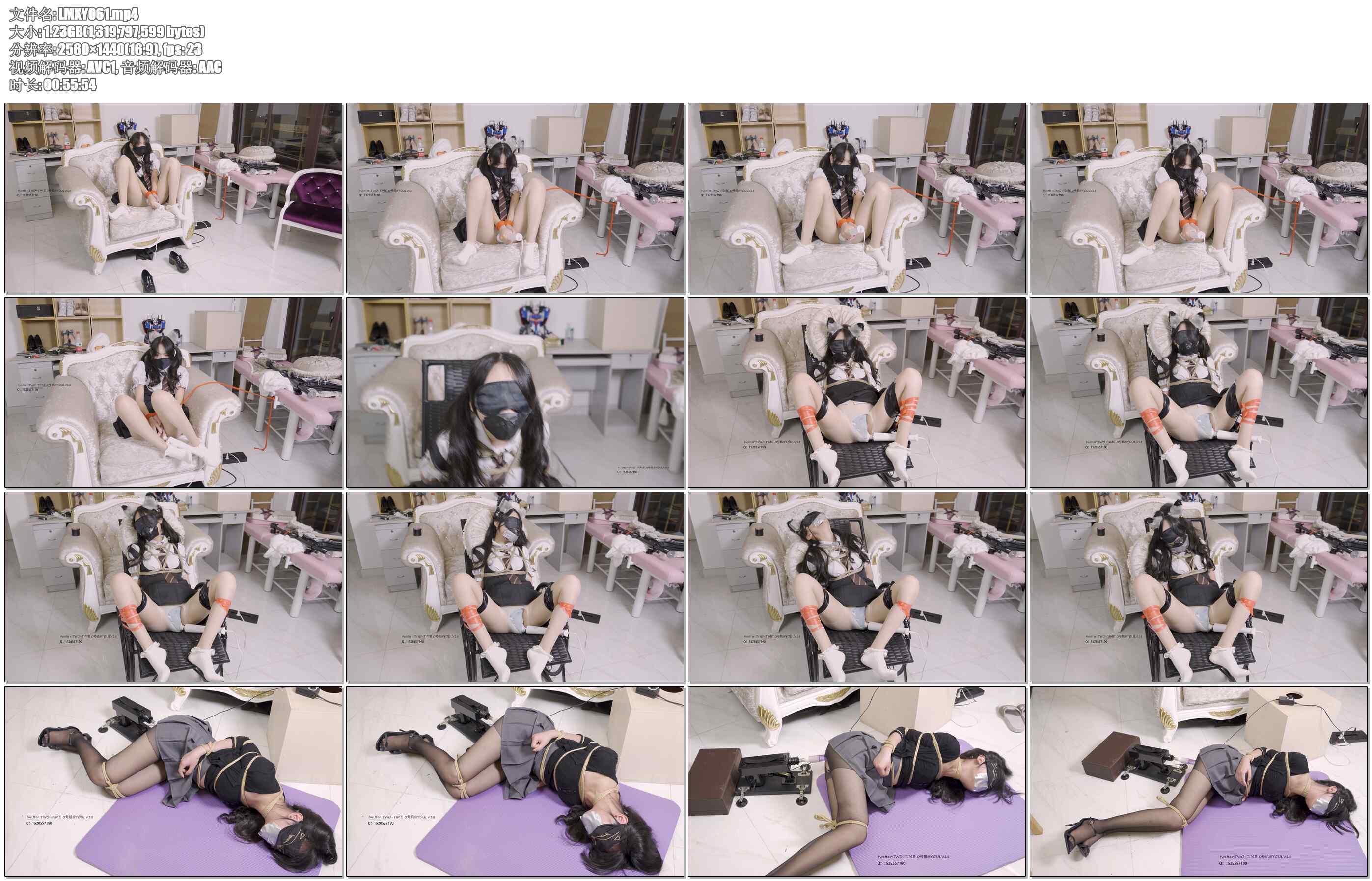 【LMXY】兽化娘尝试 猫耳 全程高能 捆绑连续强制GC 棒子+泡泡机 抽搐不能 …