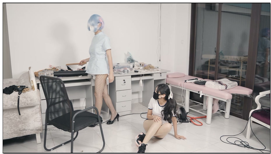 【LMXY】蕾姆护士 高校运动服 TK 刺轮 润滑油 TK 鞭打 报复妹子 固定强高 