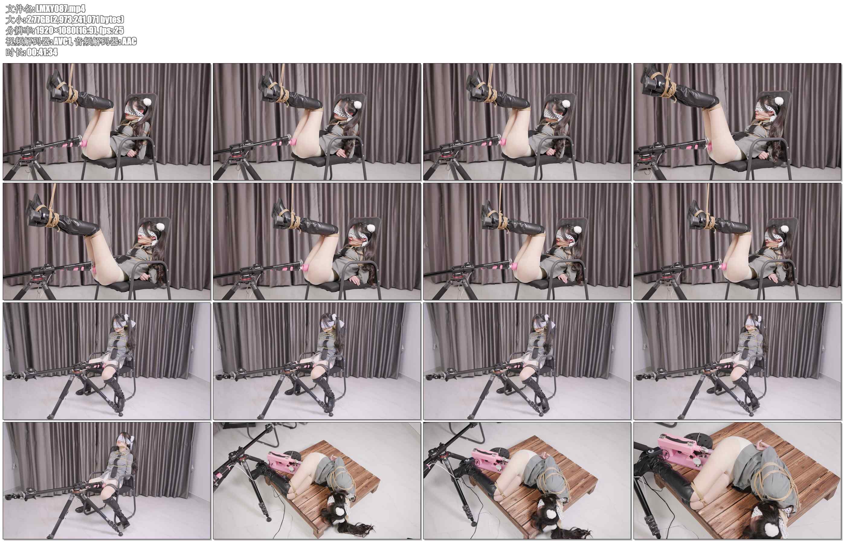 【LMXY】日记少女 中筒靴 固定放置强高 泡机 长时间强高 抽搐 