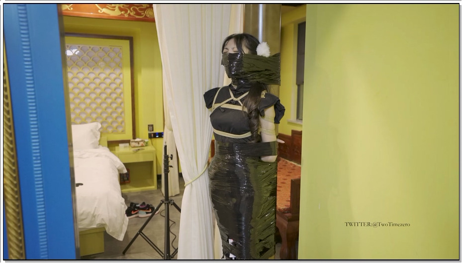 【LMXY】木乃伊 半包 黑色膜包头彩蛋 TD 鞭打 处刑 M字开腿强高