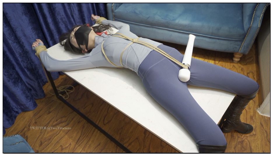 【LMXY】瑜伽服 中筒靴 浴缸水中 灌肠 震动 强自 黑色木乃伊 柱子第二次 包裹 丝袜堵..