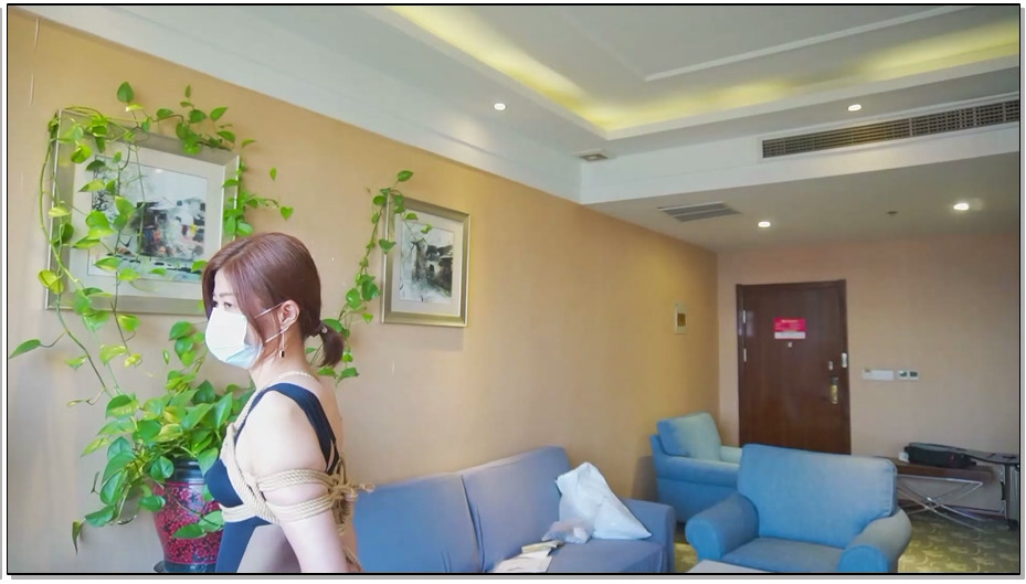 【鲁R绳艺】轻.唯美1 高跟 包身黑丝经典红黑搭配 轻柔音乐尽享唯美风格