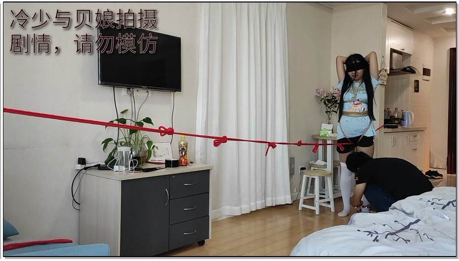 【冷少与贝娘】绑架剧情片要素多，日式，m开腿，电击，sp，挠痒，调教