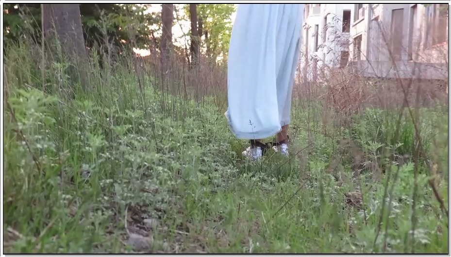 【魔法摄影】新模小翼 夕阳古装户外肉丝古镣