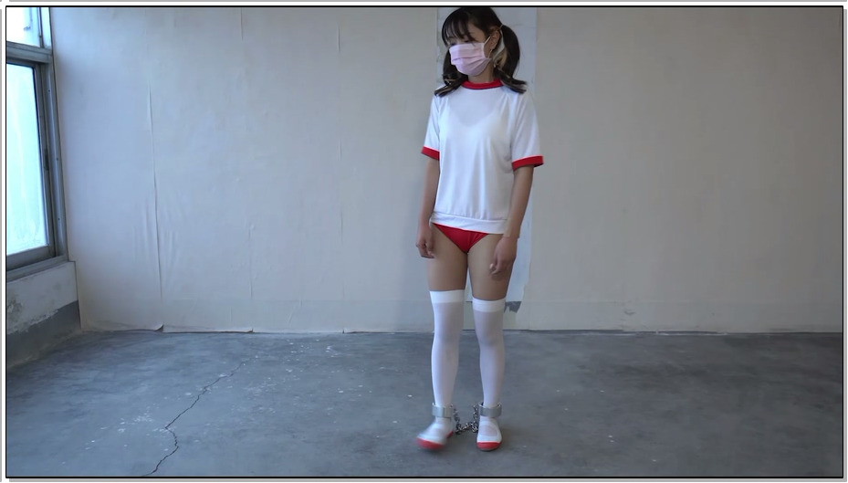 【魔法摄影】新模小翼 穿着白丝体操服在家做运动 用金属来减肥