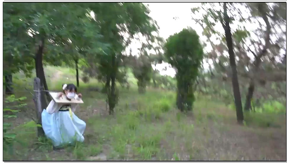 【魔法摄影】小翼 古装木枷户外镣铐