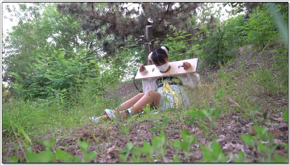 【魔法摄影】小翼 古装木枷户外镣铐