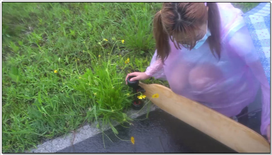 【魔法摄影】小翼 雨天的滑板少女