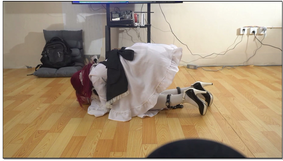 【魔法摄影】小翼 被监禁的女仆7 拘束架惩罚