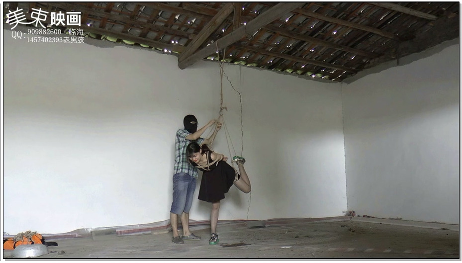 【美束映画】户外镣铐行库房捆绑悬吊