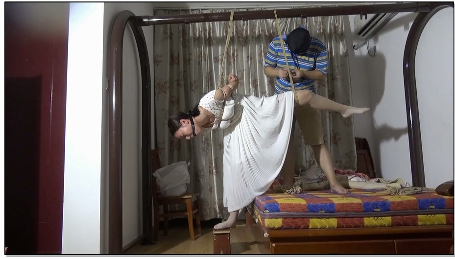 【美束映画】萝莉绑架案 上 连衣裙捆绑吊缚，逃脱失败逼迫服从