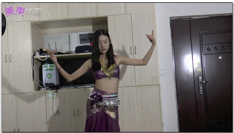 【美束映画】风情肚皮舞，新模洋洋的别样风情！长腿，古典，千万别错过！