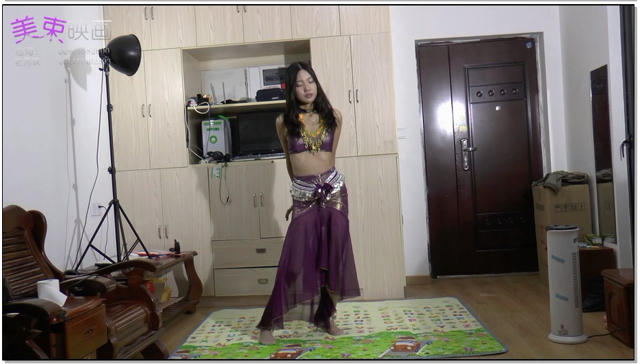 【美束映画】风情肚皮舞，新模洋洋的别样风情！长腿，古典，千万别错过！