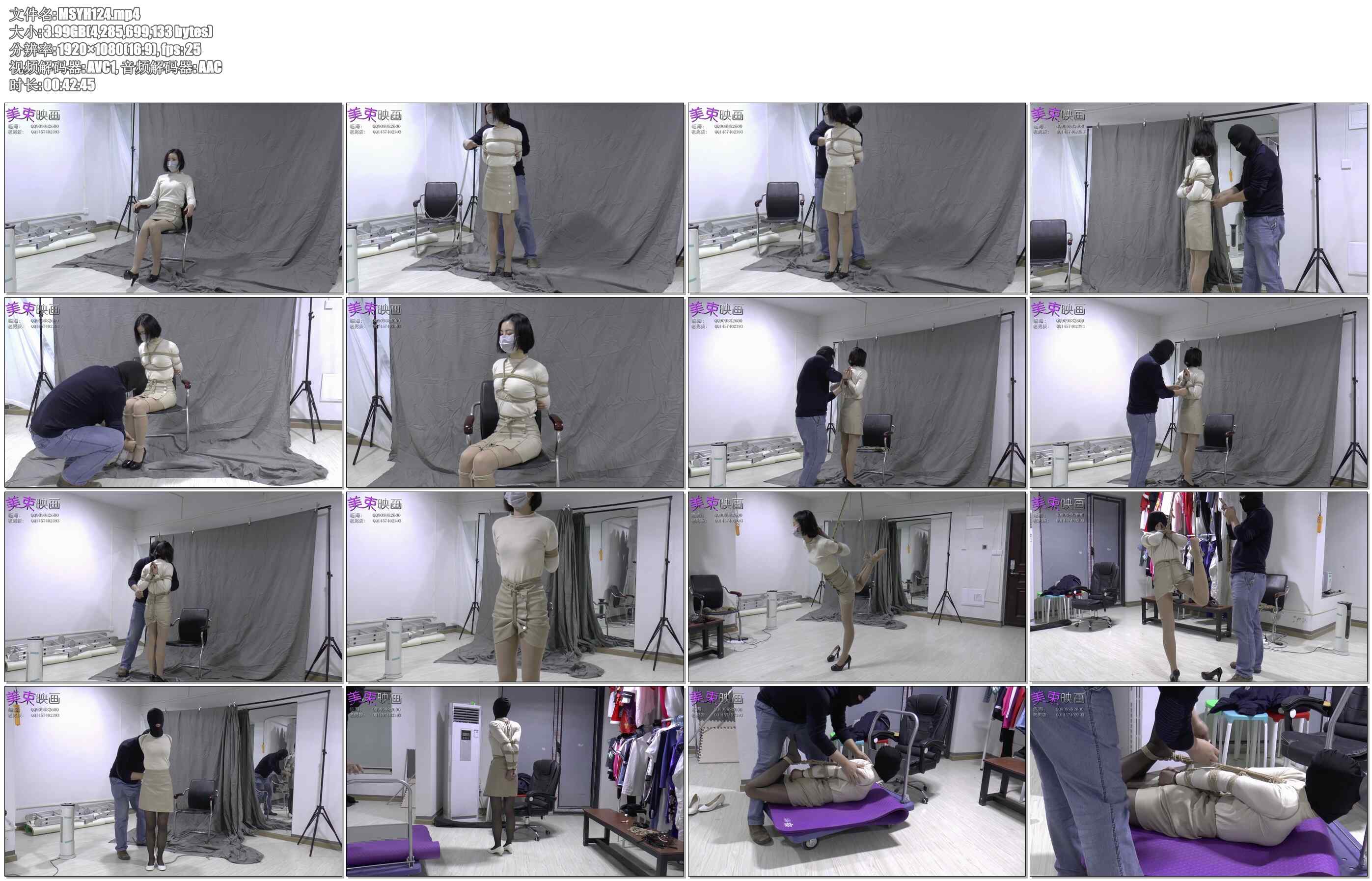 【美束映画】新绳模体验绳艺，作为女S。来了就要感受最紧的！