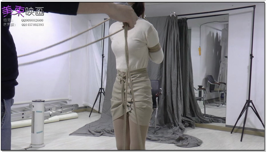 【美束映画】新绳模体验绳艺，作为女S。来了就要感受最紧的！