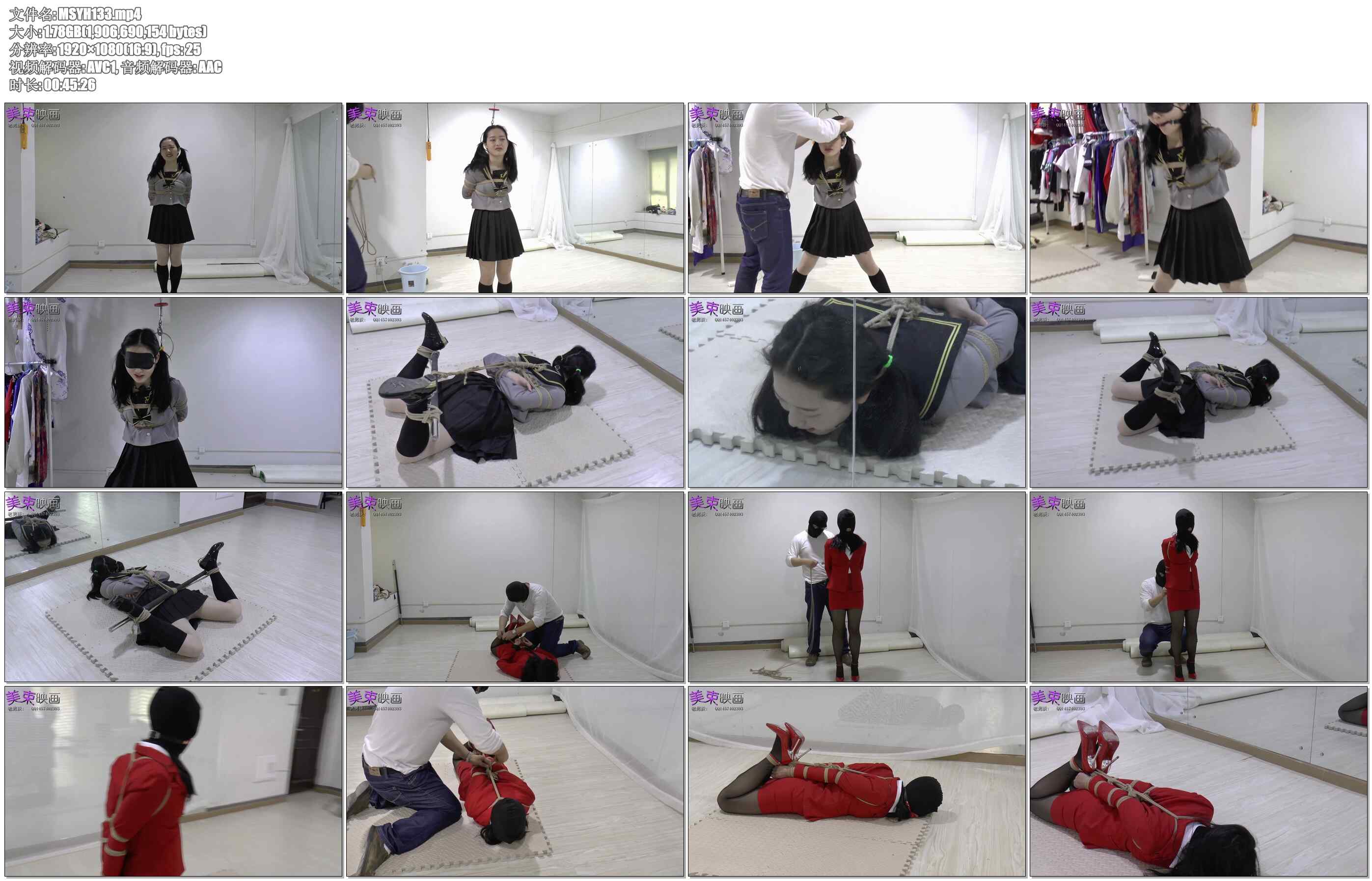 【美束映画】00后嫩模琪琪初试绳艺 小萝莉初次紧缚