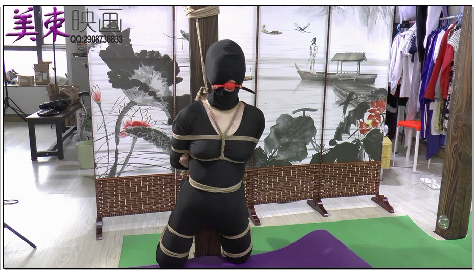 【美束映画】乔乔缚初初体验，就来难度这么大的？好吧，因为我喜欢被捆绑，你就这欺负…