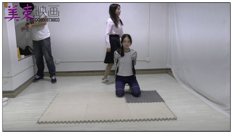 【美束映画】果果和婷婷 捉拿 绳镣 五花大绑