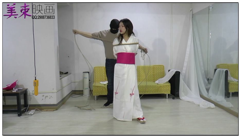 【美束映画】小婷和服等绳艺秀，全吊，欧式并肘，日式高手，美丽的00后小丫头！