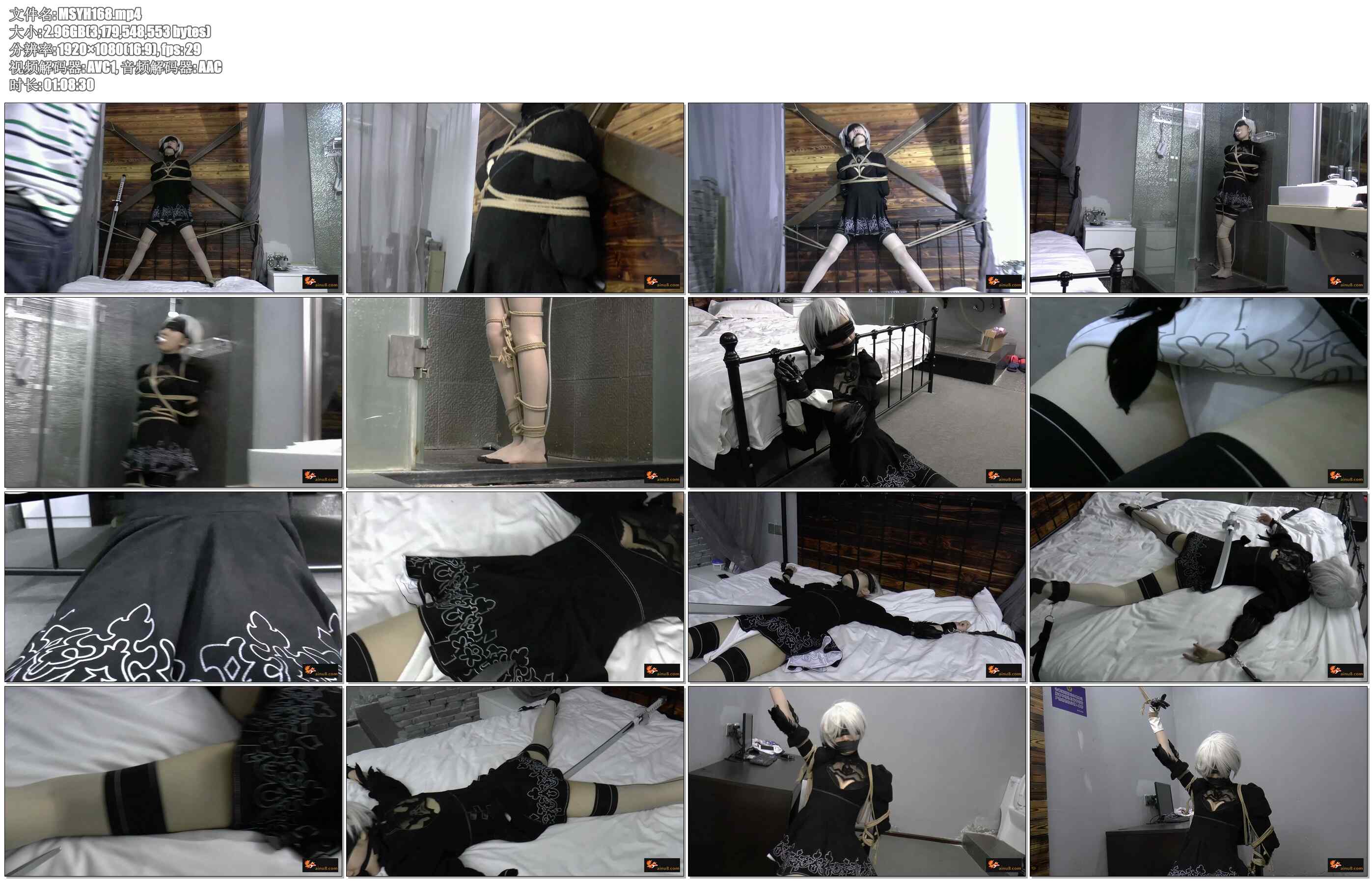 【美束映画】Cosplay KB之尼尔机械纪元合集，绑了游戏中触不可及的女神