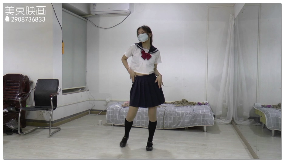 【美束映画】舞蹈萱萱，再来，这次水手服，跳出不一样的舞姿