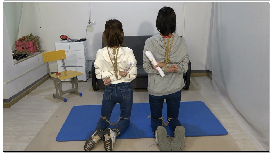 【美束映画】定拍两个大美女，甘然和阿荣。身材与颜值都很棒。反扭，抓捕，反铐，画押..