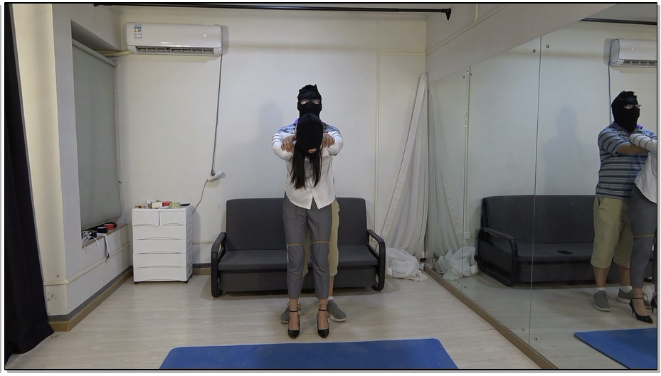 【美束映画】大美女阿荣 职场丽人作为犯人，被抓捕，审判，捆绑上刑场的全过程