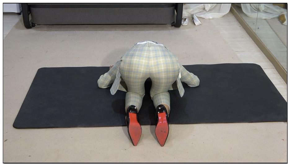 【美束映画】大学生美女甘然，反扭，押解，手铐，脚铐，扎带，押解绑，五花大绑