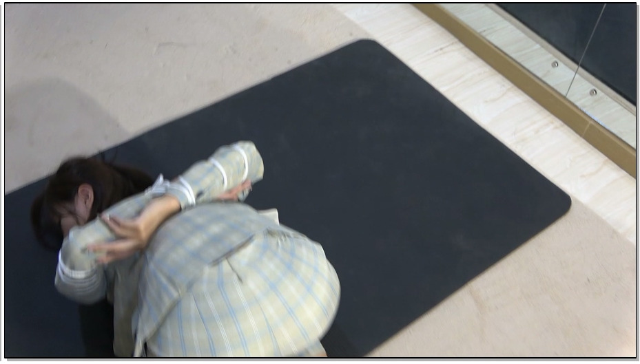 【美束映画】大学生美女甘然，反扭，押解，手铐，脚铐，扎带，押解绑，五花大绑