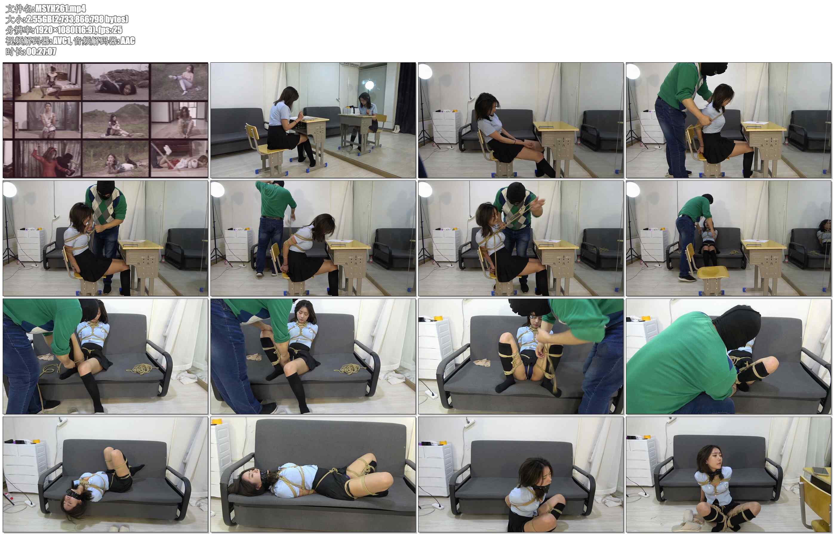 【美束映画】入室剧情 黑棉袜jk短裙学生妹小丁