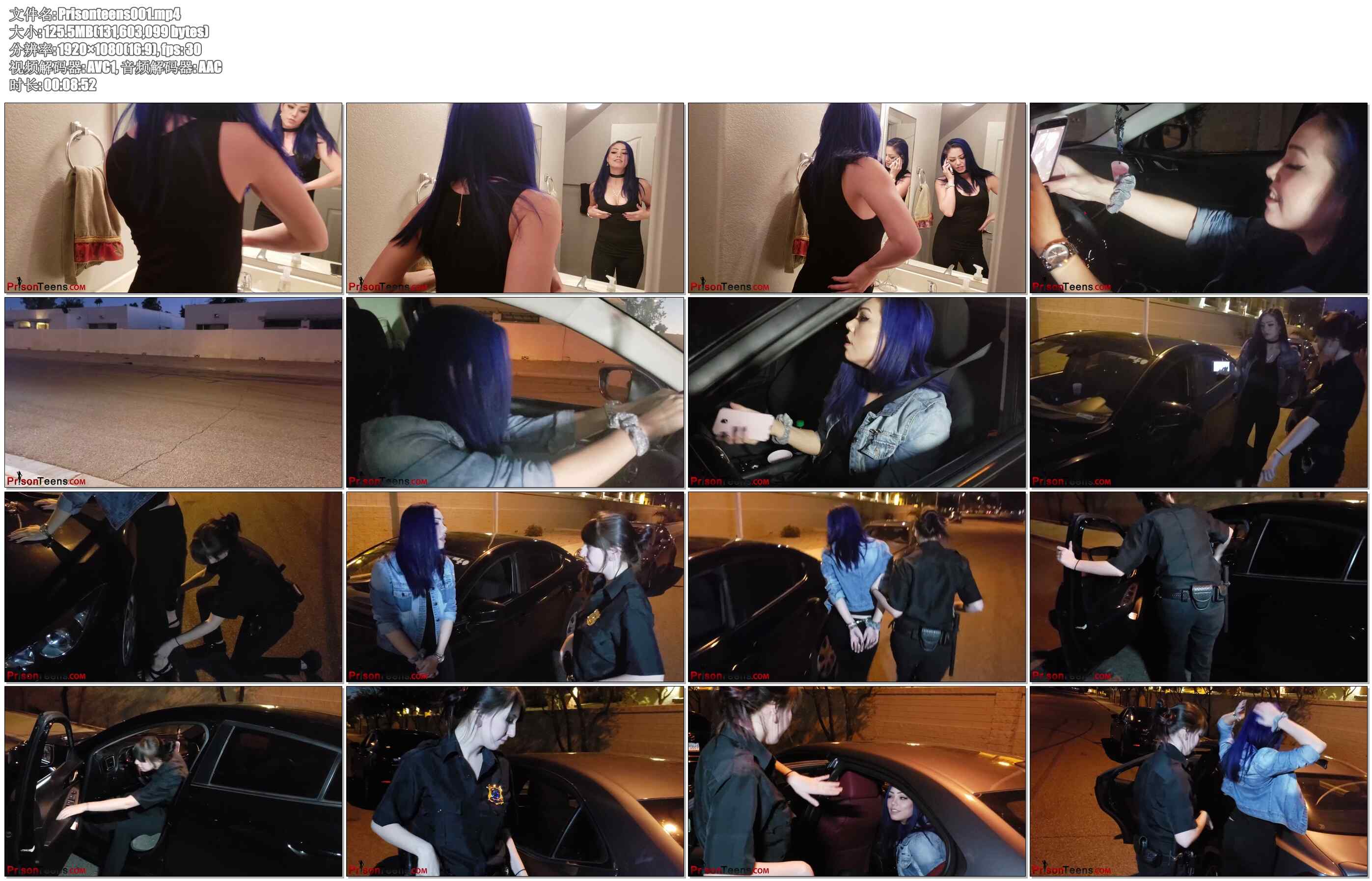 【年轻女犯】Nikki Darling 被捕1