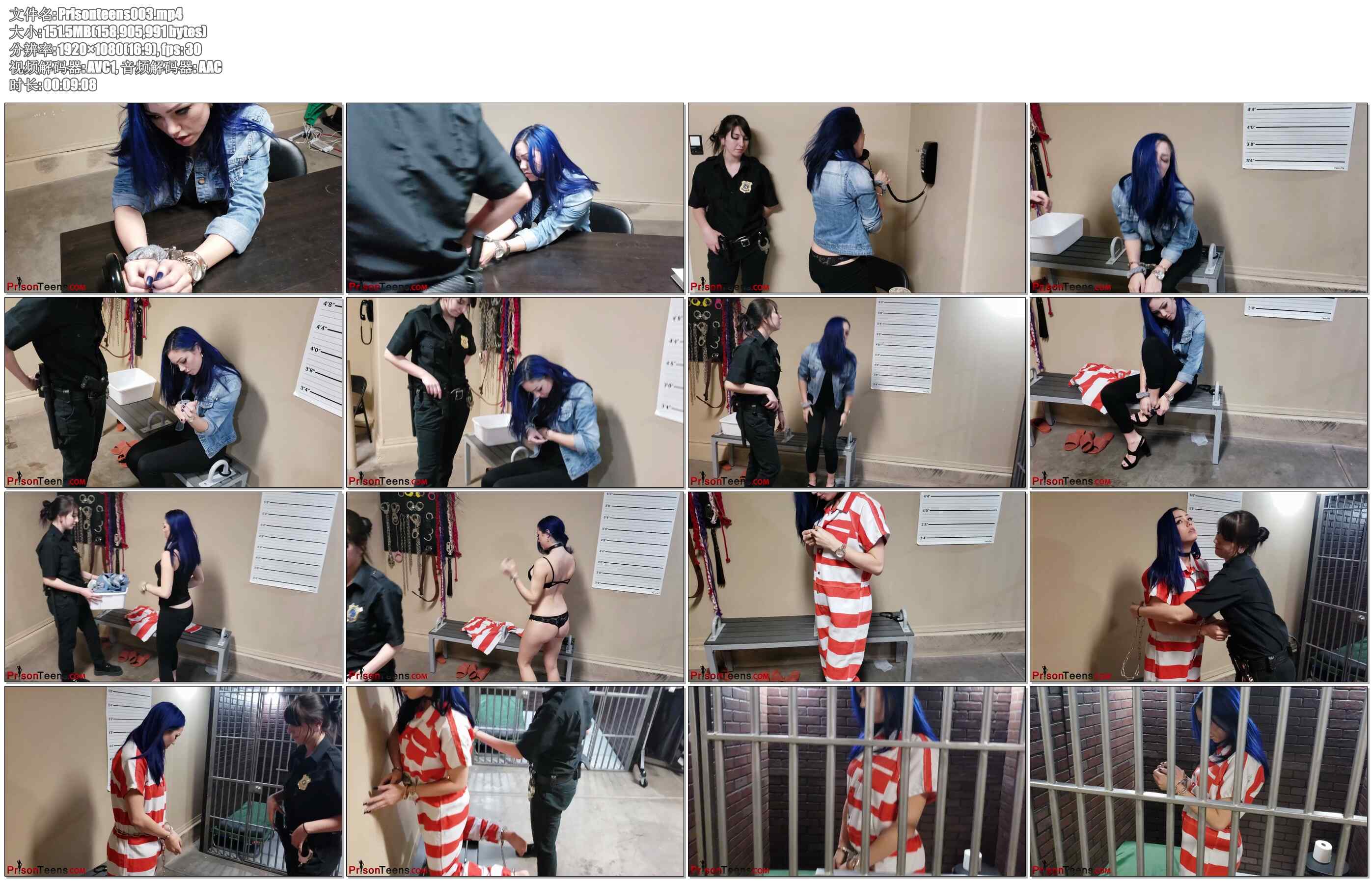 【年轻女犯】Nikki Darling 被捕3