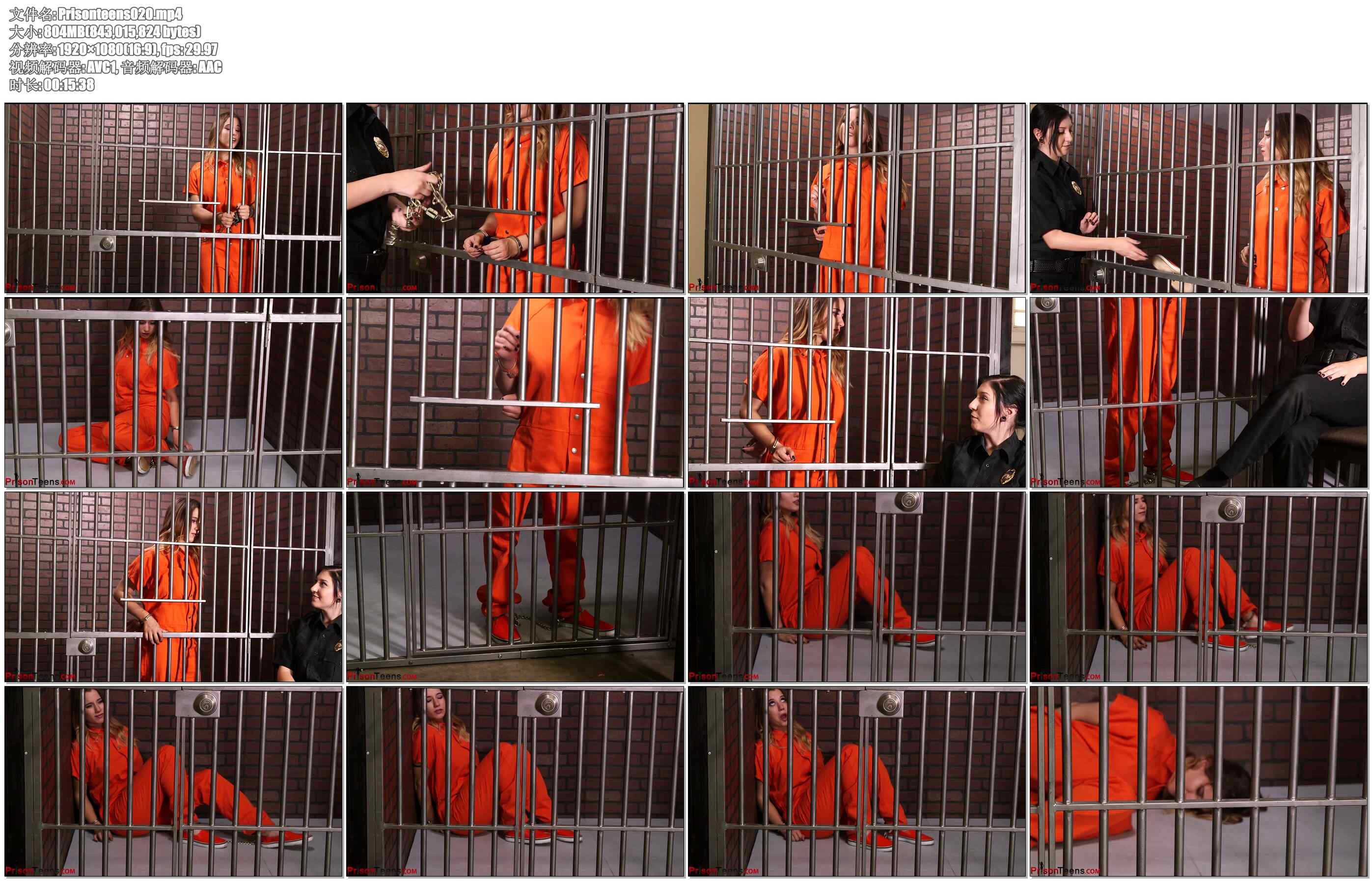 【年轻女犯】Reneep被捕押解关押三部 3