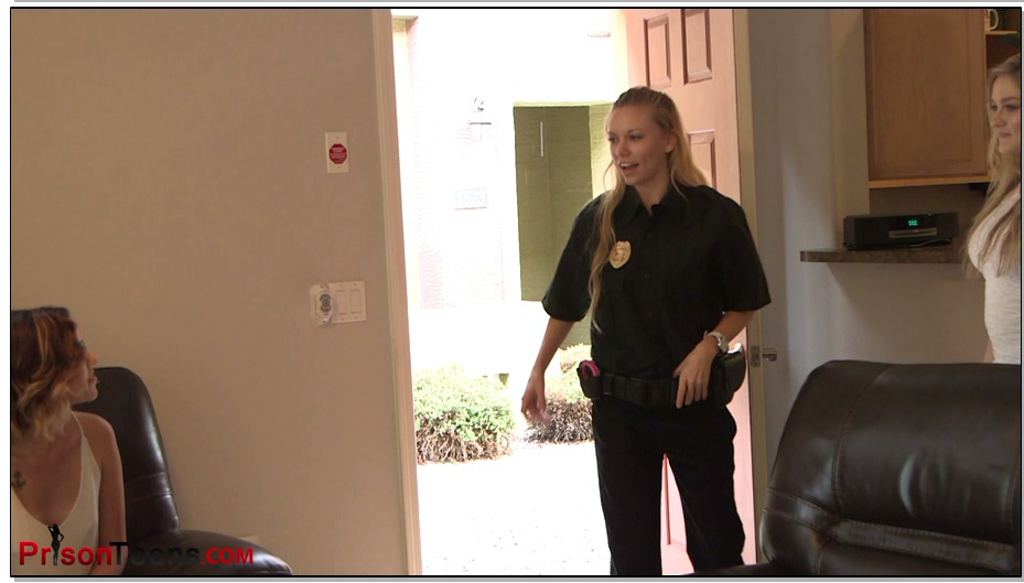 【年轻女犯】三女犯被捕 AshleyTaylor Freya JasmineSky arrested by Officer Lisapt 1