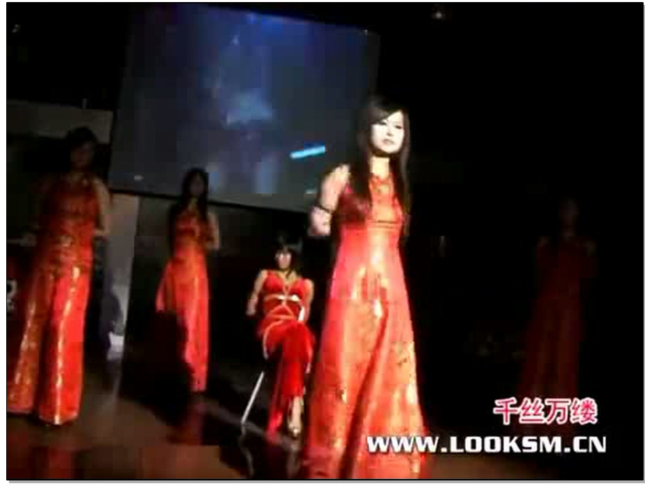 【千丝万缕】模特捆绑走秀DV欣赏.