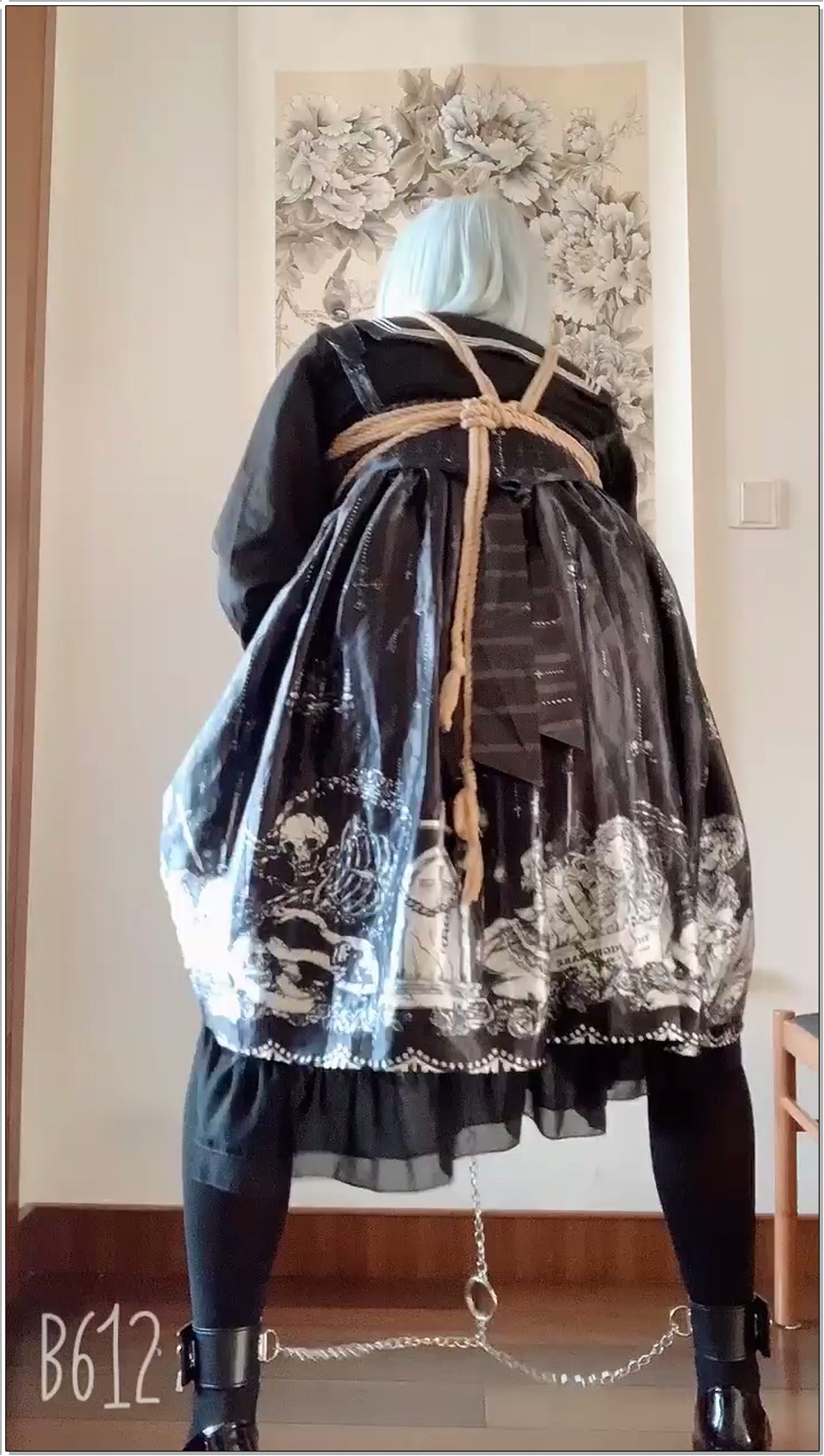 【saber大小姐】百折不挠的空银子，下一秒就是主人的狗狗 戴上项圈TD 主人来调教我 鞭..