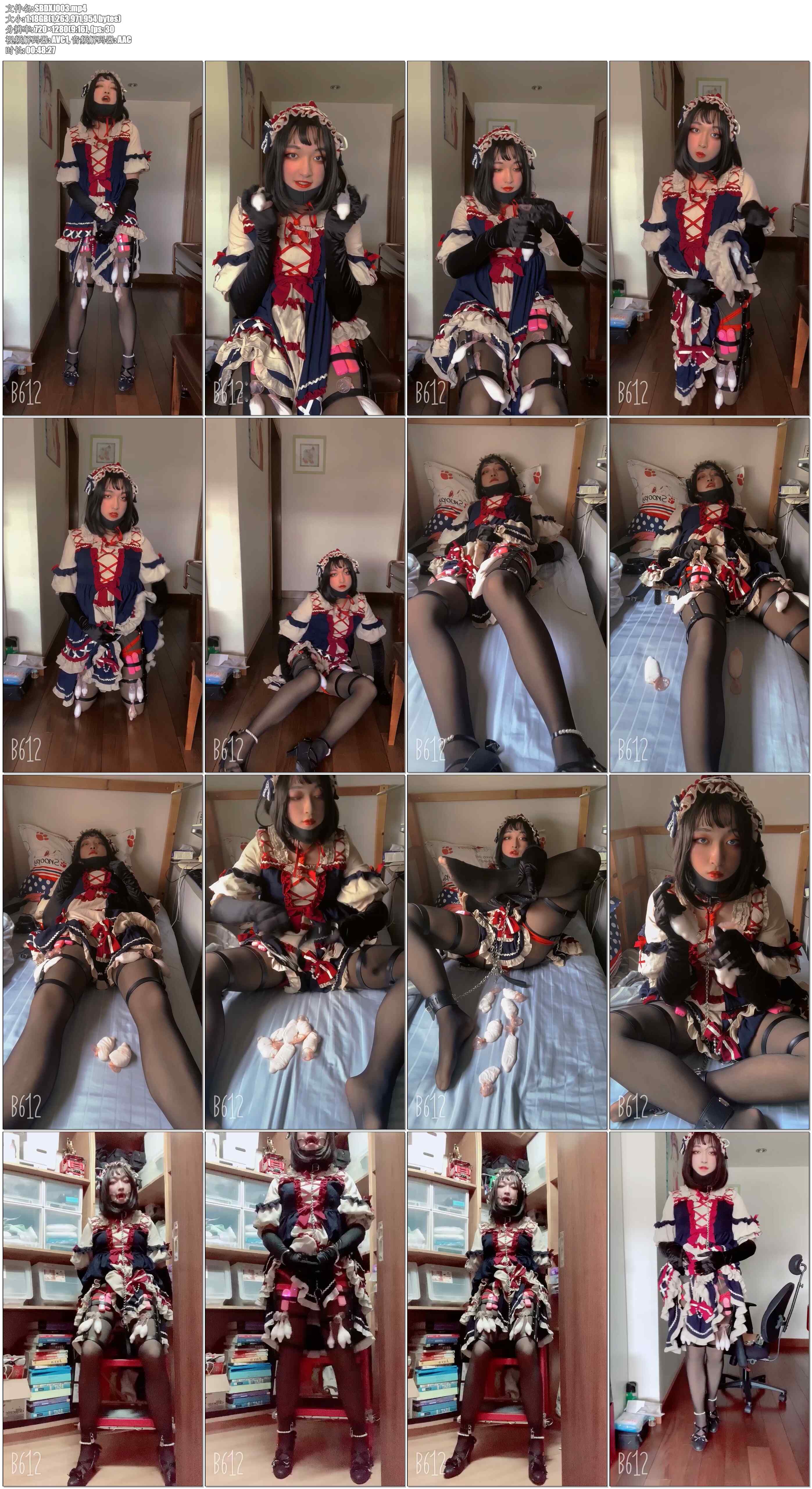 【saber大小姐】拘束着被挂上使用后的，令人浮想联翩，被关在小黑屋里，随主人使用