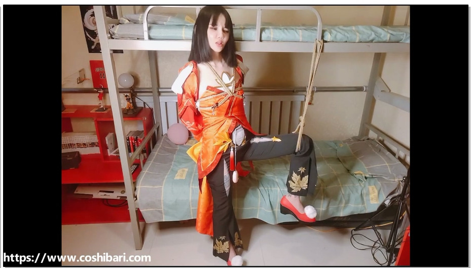 【绳次元】COS公孙离-单腿吊缚 内入