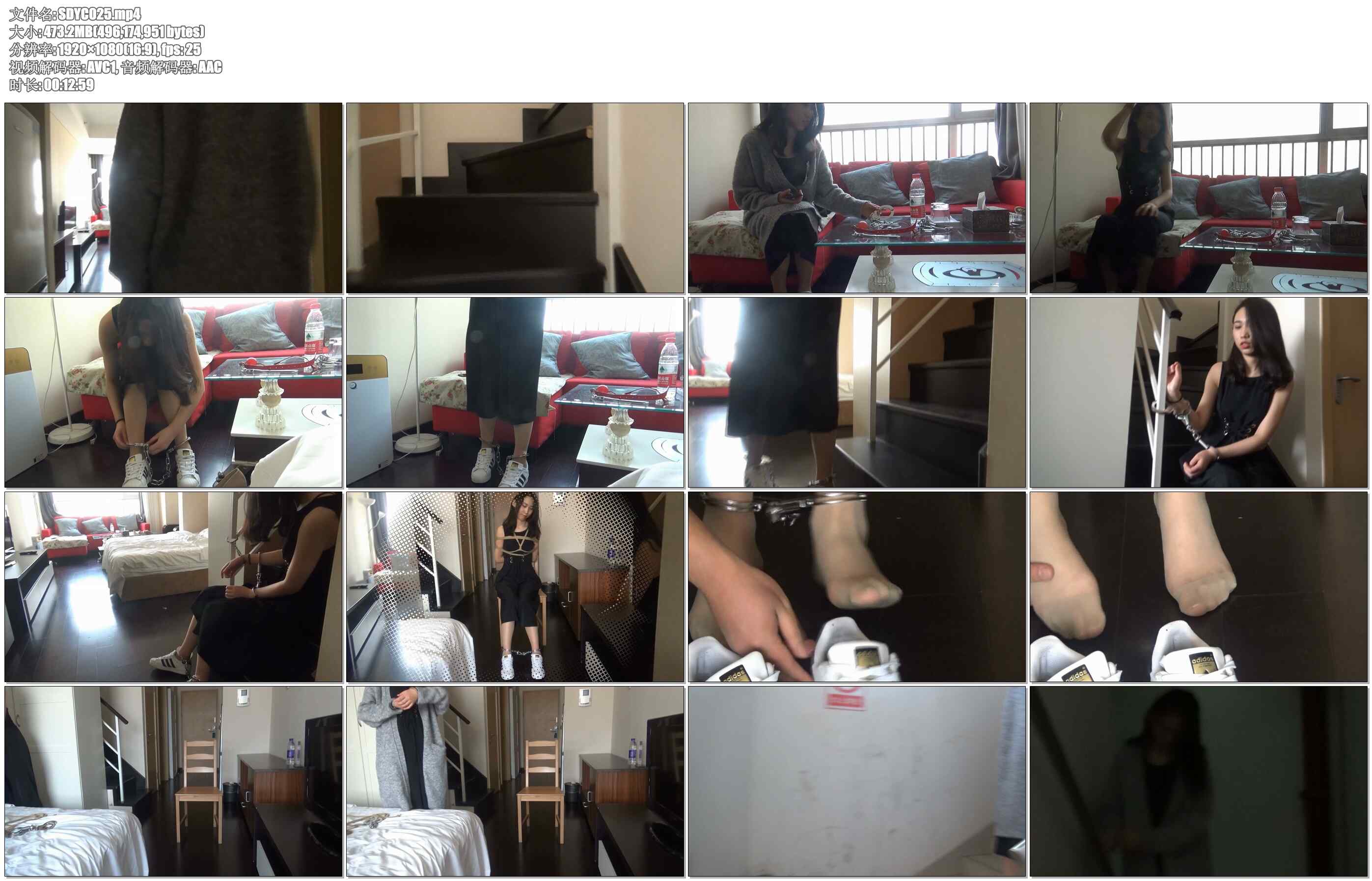 【山东原创】职业绳模小宁的镣铐调教